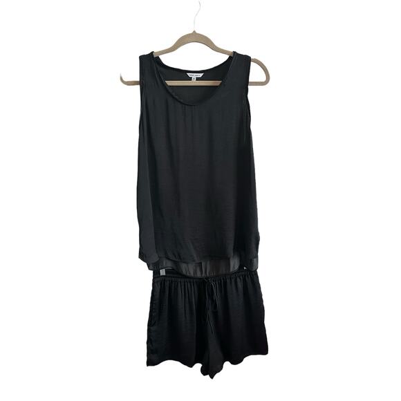 Naked Zebra Sleeveless Black Tank Drawstring Shorts Set - M - Picture 3 of 15